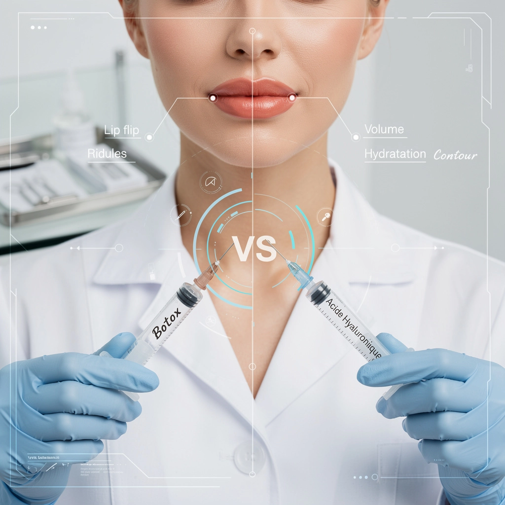 botox ou acide hyaluronique dans les lèvres